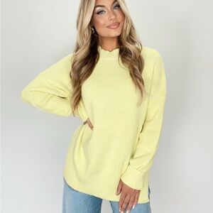 Lemon Yellow Sweater